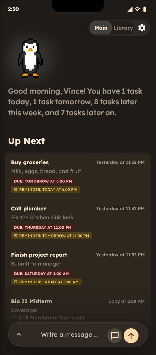 Mobile App Screen 1